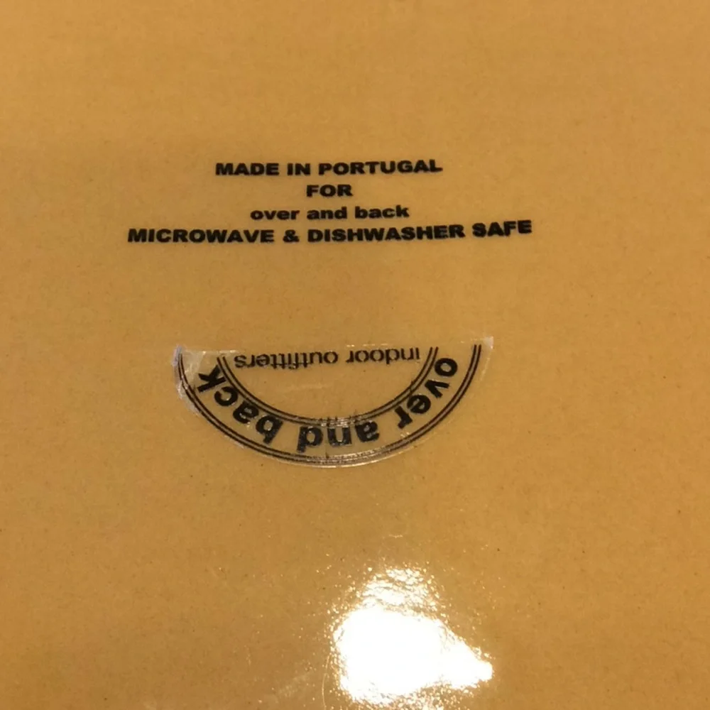 FINAL SALE PRICE Large Scallop Platter - Microwave Oven & DW Safe - Picture 5 of 6